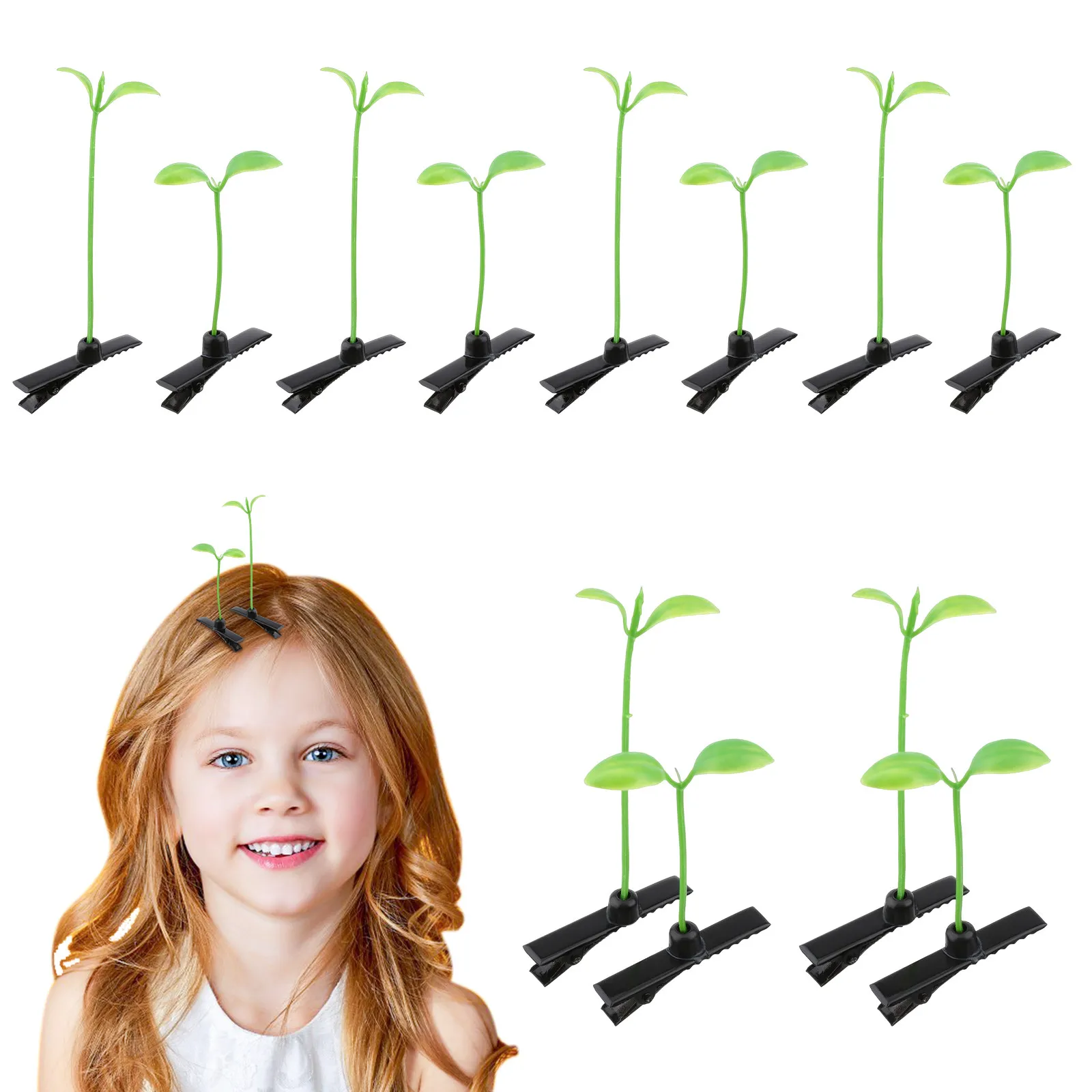 100 pcs Bean Hair Clip Plant Hair Clip Sprouts Easter Egg Game Prizes Easter Party Hair Pin Grass Hair Clip Baby Hair Clips
100 pcs Bean Hair Clip Plant Hair Clip Sprouts Easter Egg Game Prizes Easter Party Hair Pin Grass Hair Clip Baby Hair Clips