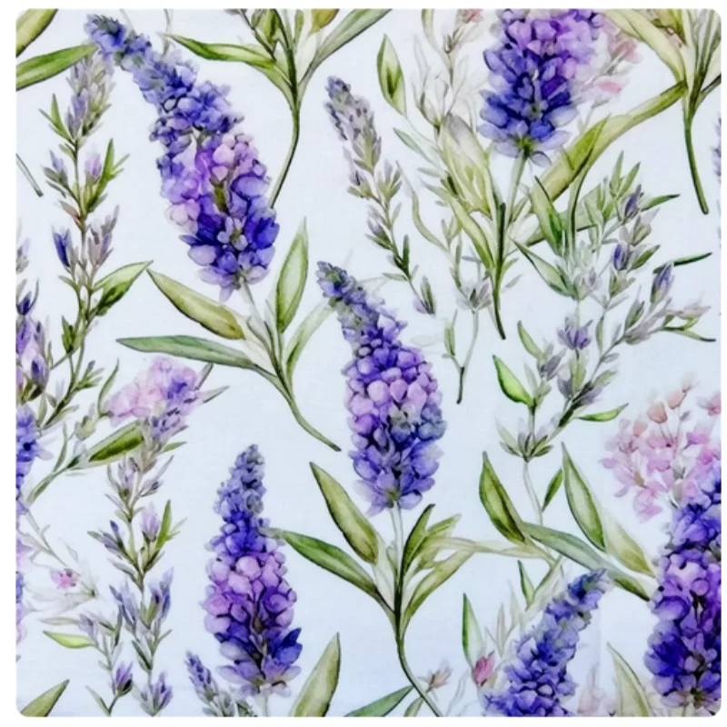 Summer Lavendar Print Pure Cotton Plain Fabric, Handmade DIY Table Cloth, Dress, Bag, Notebook Pillow Cap Sewing Cloth, M131
Summer Lavendar Print Pure Cotton Plain Fabric, Handmade DIY Table Cloth, Dress, Bag, Notebook Pillow Cap Sewing Cloth, M131