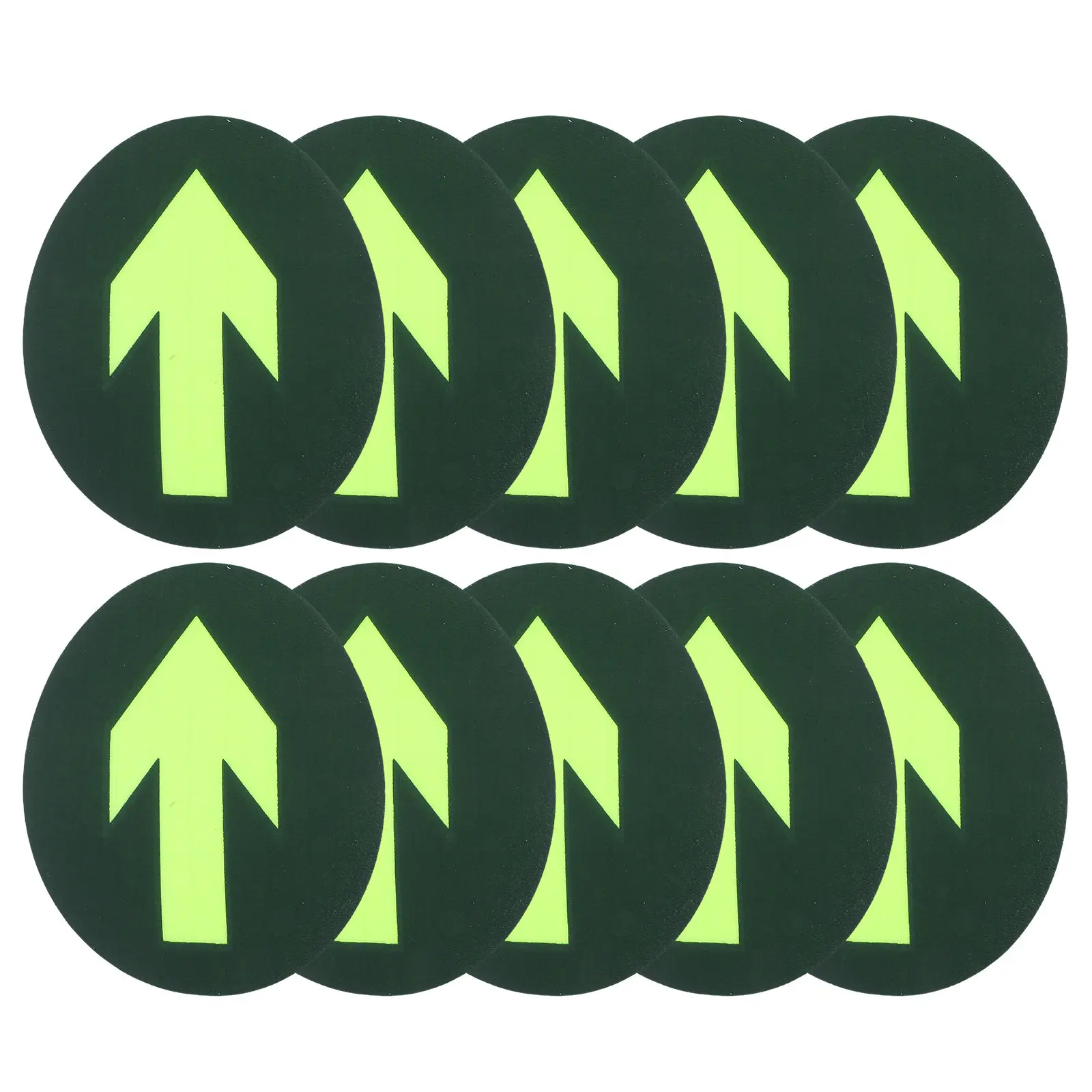 10Pcs Glow in Dark Safety Directional Floor Sticker Waterproof Arrow Sign Decal Removable Fire Exit Marking Mall Bar Cinema
10Pcs Glow in Dark Safety Directional Floor Sticker Waterproof Arrow Sign Decal Removable Fire Exit Marking Mall Bar Cinema