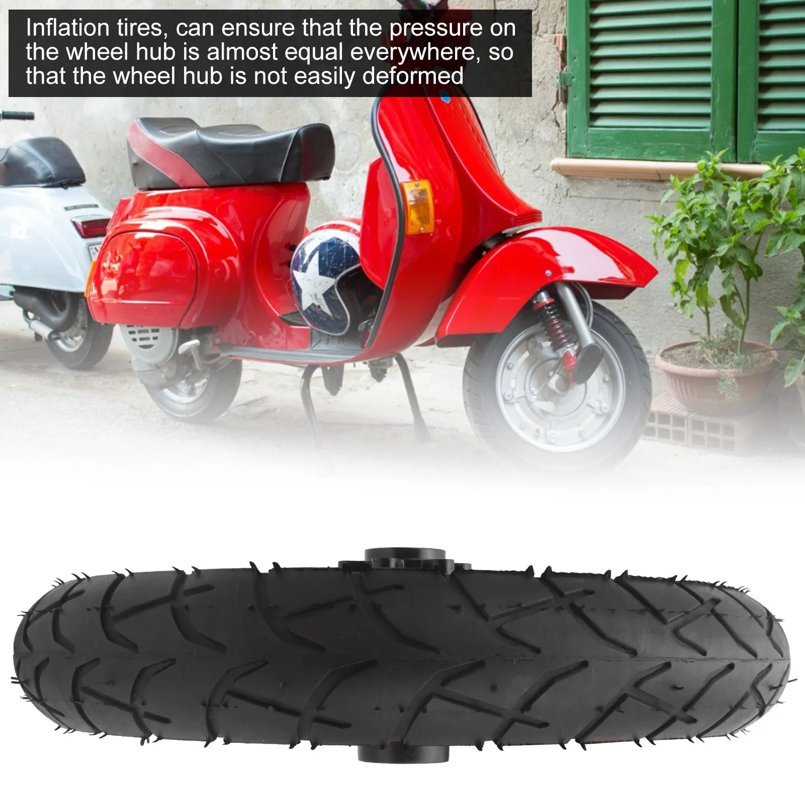 Electric Scooter Tire 12in Electric Scooter Tire with Wheel Hub Rubber Tyre Replacement 12 1/2X2 1/4 Scooter Tyre Replacement
Electric Scooter Tire 12in Electric Scooter Tire with Wheel Hub Rubber Tyre Replacement 12 1/2X2 1/4 Scooter Tyre Replacement