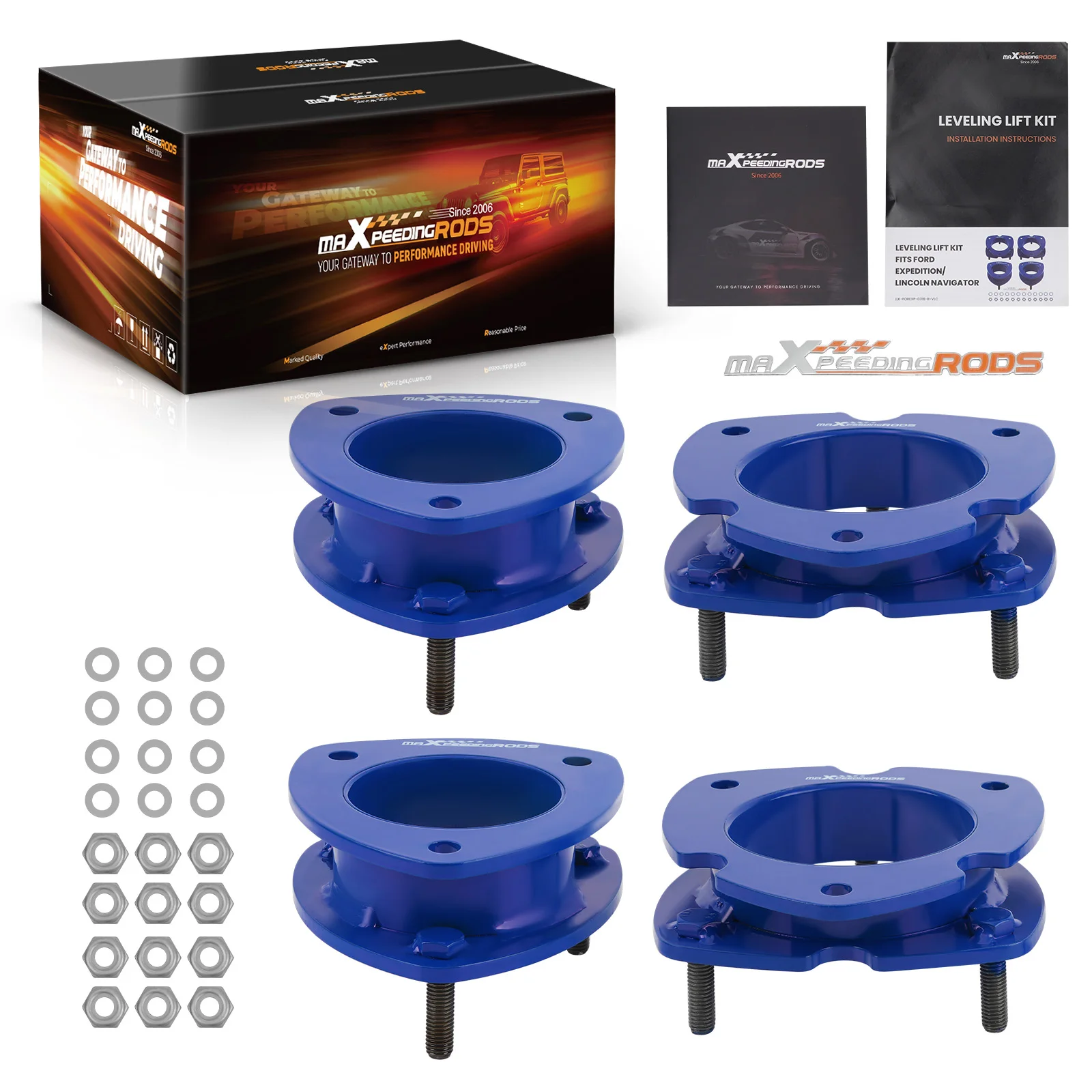 Leveling Lift Kit Front 3.5'' Rear 2.5'' for Lincoln Navigator Ford Expedition
Leveling Lift Kit Front 3.5'' Rear 2.5'' for Lincoln Navigator Ford Expedition