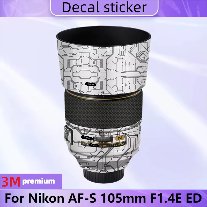 Decal Skin For Nikon AF-S 105mm F1.4E ED Camera Lens Sticker Vinyl Wrap Film Coat For NIKKOR 105 1.4E 1.4 F1.4 F/1.4 E F/1.4E
Decal Skin For Nikon AF-S 105mm F1.4E ED Camera Lens Sticker Vinyl Wrap Film Coat For NIKKOR 105 1.4E 1.4 F1.4 F/1.4 E F/1.4E