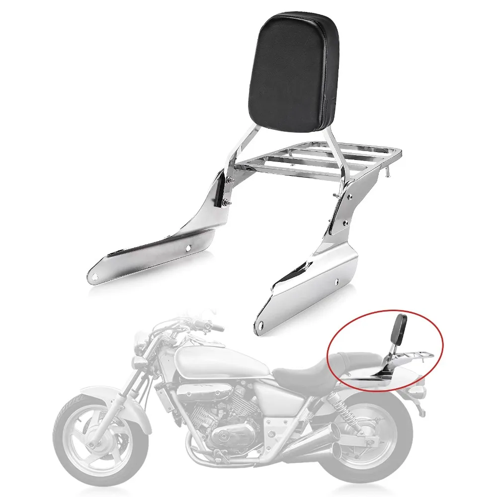 Motorcycle Backrest Sissy Bar with Luggage Rack Backrest Pad For HONDA Shadow VT600 VLX600 1999-2008
Motorcycle Backrest Sissy Bar with Luggage Rack Backrest Pad For HONDA Shadow VT600 VLX600 1999-2008