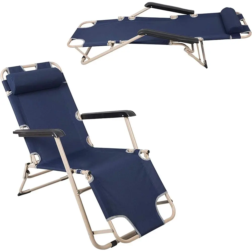 2-Pack Outdoor Beach Lounge Chairs, Adjustable Tanning Recliner for Poolside or Camping, 60L x 19W
2-Pack Outdoor Beach Lounge Chairs, Adjustable Tanning Recliner for Poolside or Camping, 60L x 19W