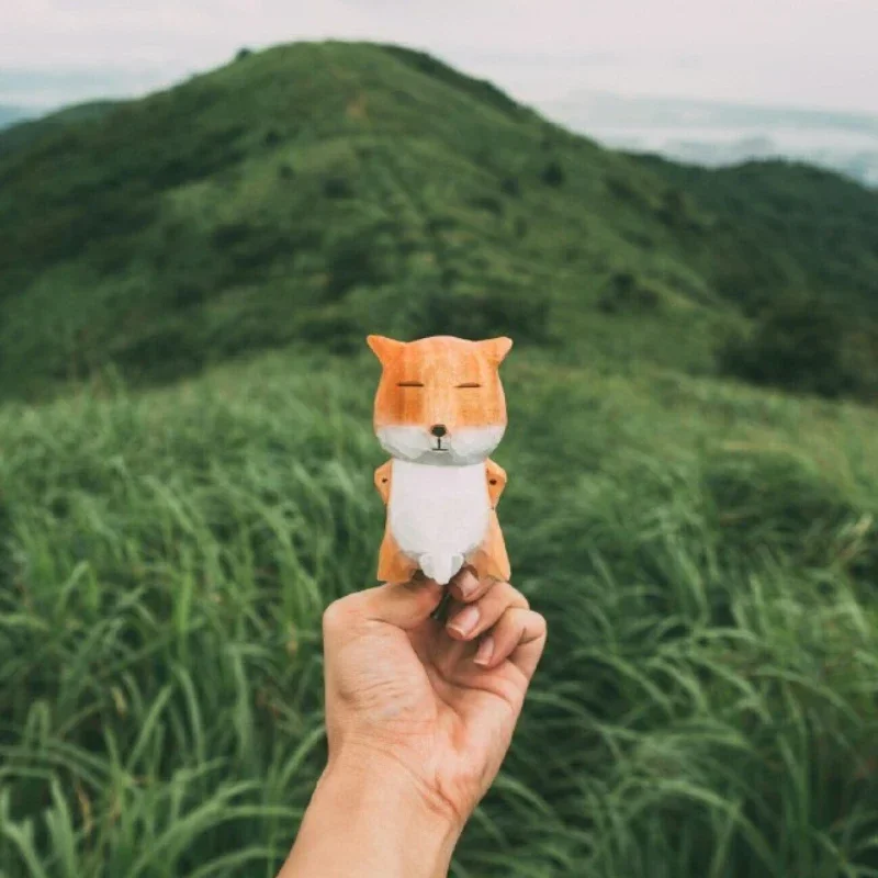 MOYU Tibetan Fox Pure Handmade Wood Carving Decoration Cute Net Red With Generous Face Super Dirty Tintin Hipster Punch Card
MOYU Tibetan Fox Pure Handmade Wood Carving Decoration Cute Net Red With Generous Face Super Dirty Tintin Hipster Punch Card