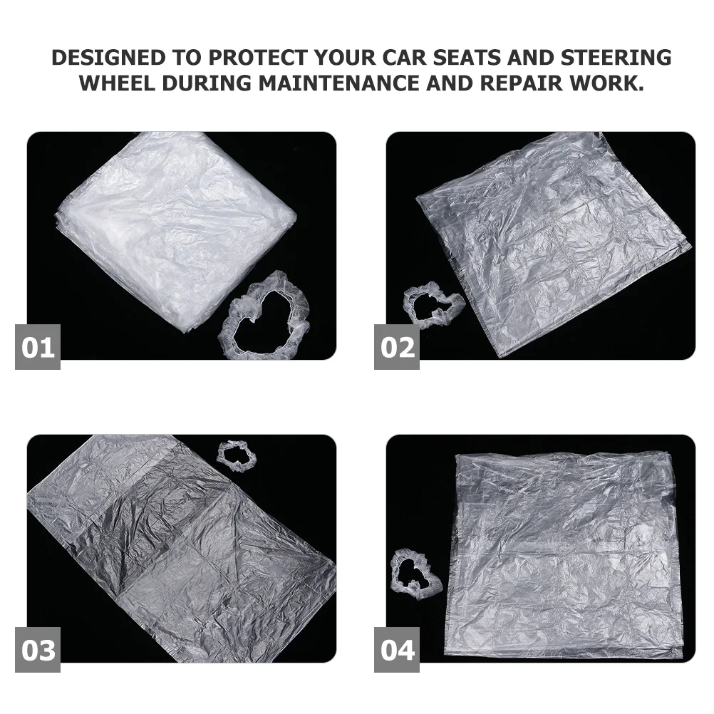 1 Set Car Seat Cover Kit Dust-Proof Tear-Resistant Plastic Front Seats Steering Wheel Auto Interior Protection Seat Covers For
1 Set Car Seat Cover Kit Dust-Proof Tear-Resistant Plastic Front Seats Steering Wheel Auto Interior Protection Seat Covers For