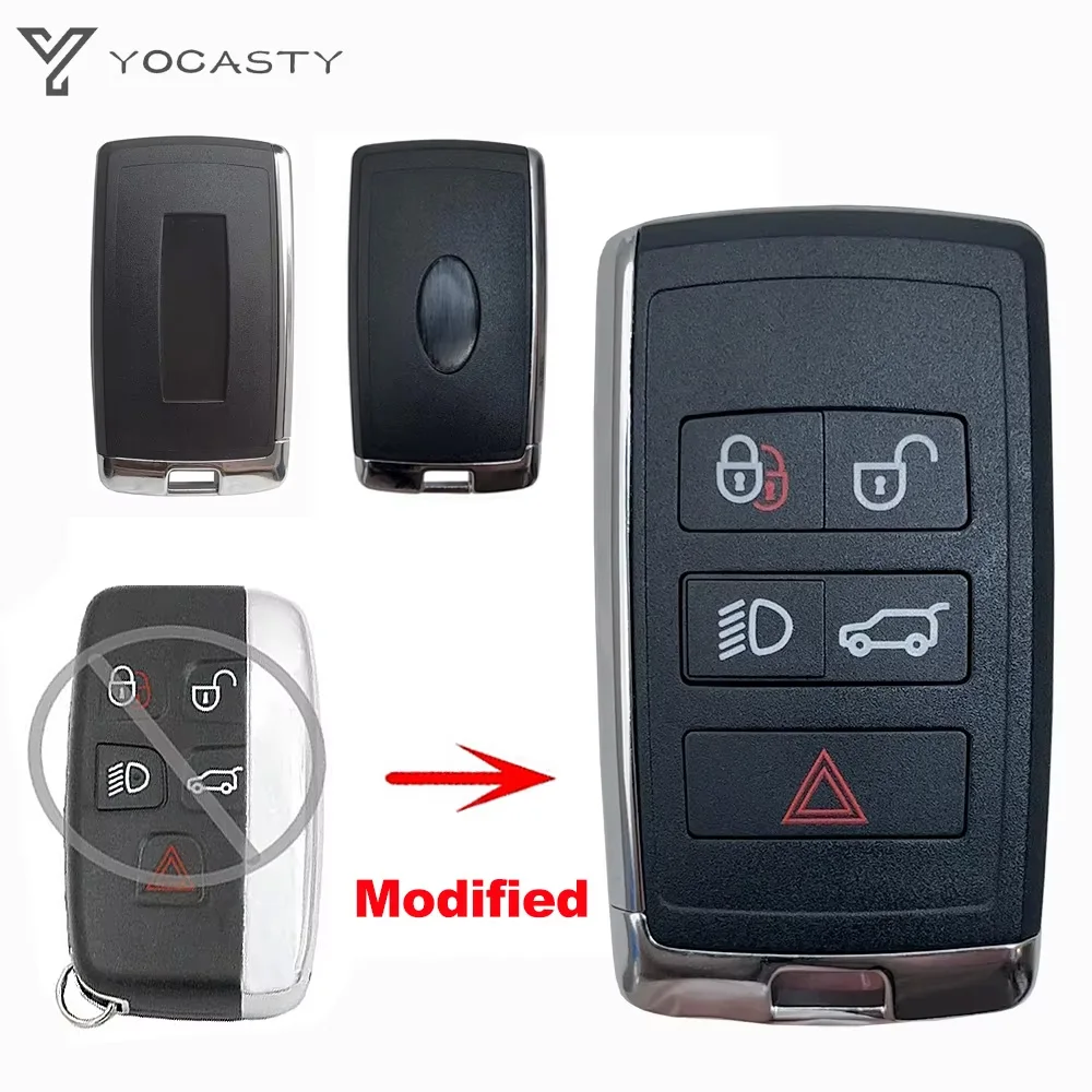 YOCASTY Modified Smart Car Key Shell Case EW93-A5K601-BC KOBJTF10A For LAND ROVER SPORT EVOQUE For Jaguar XF F-TYPE XK
YOCASTY Modified Smart Car Key Shell Case EW93-A5K601-BC KOBJTF10A For LAND ROVER SPORT EVOQUE For Jaguar XF F-TYPE XK
