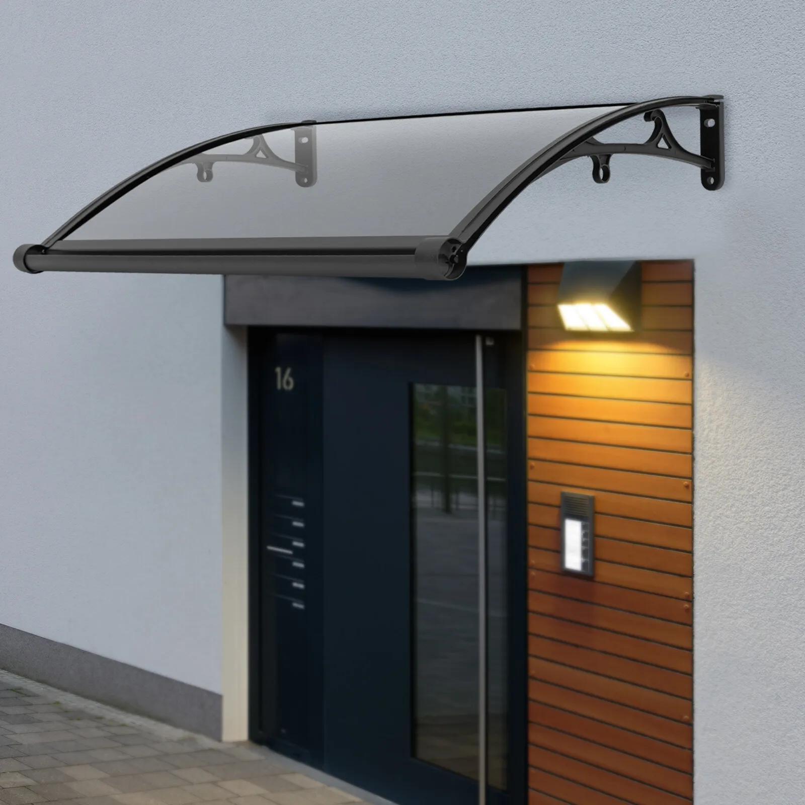 Черный + серый навес для дверного тента с руководством по английскому языку — аксессуары для полной установки, предотвращают повреждение дождя/снегу/солнца
Черный + серый навес для дверного тента с руководством по английскому языку — аксессуары для полной установки, предотвращают повреждение дождя/снегу/солнца