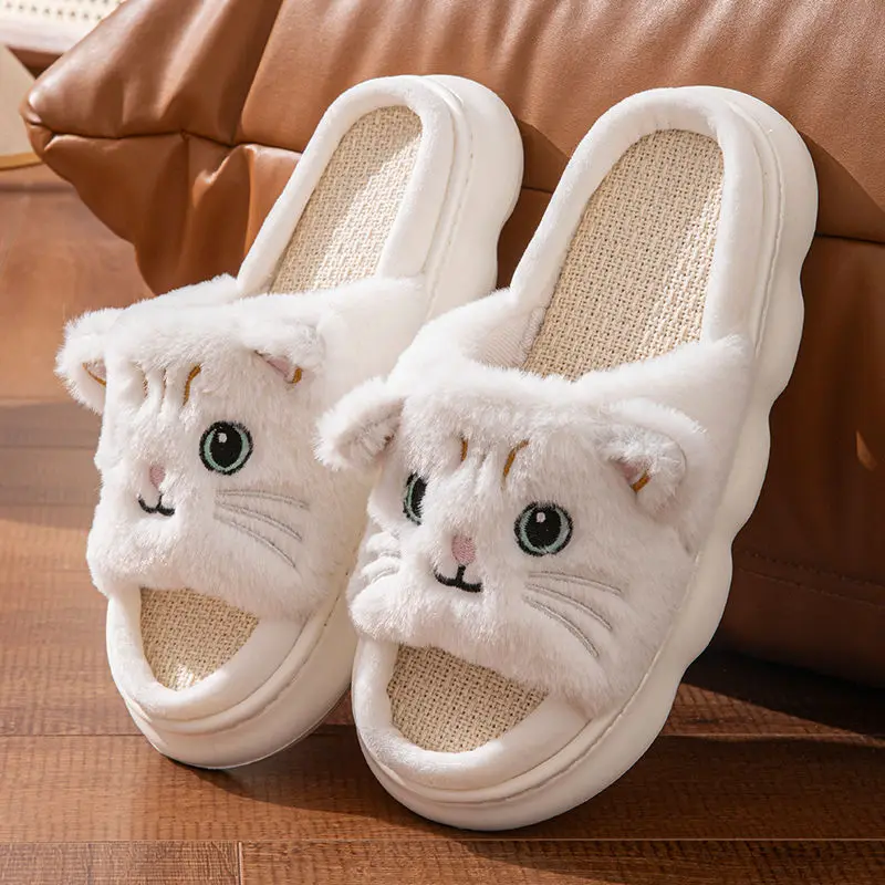 All season open toe cats slippers woman summer autumn kitty slides fluffy upper indoor slippers unisex addorable kitten slippers
All season open toe cats slippers woman summer autumn kitty slides fluffy upper indoor slippers unisex addorable kitten slippers
