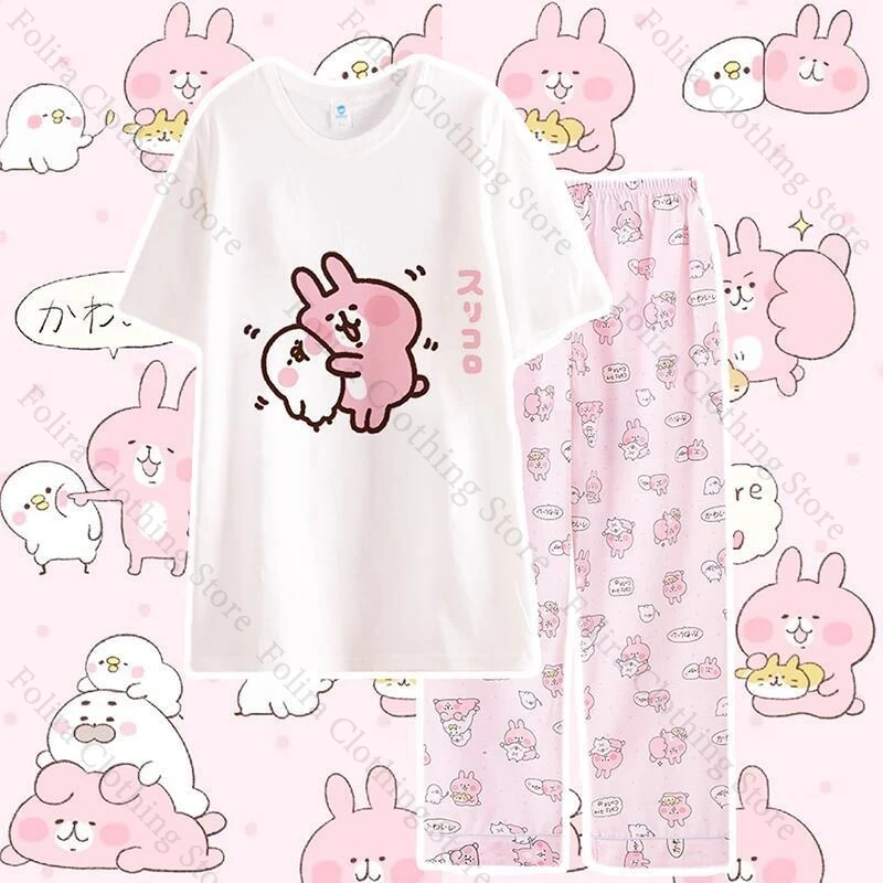 Хлопковые женские пижамы с принтом Kawaii Kanahei, одежда для сна, летние пижамные комплекты, женская домашняя одежда, домашний костюм для женщин
Хлопковые женские пижамы с принтом Kawaii Kanahei, одежда для сна, летние пижамные комплекты, женская домашняя одежда, домашний костюм для женщин