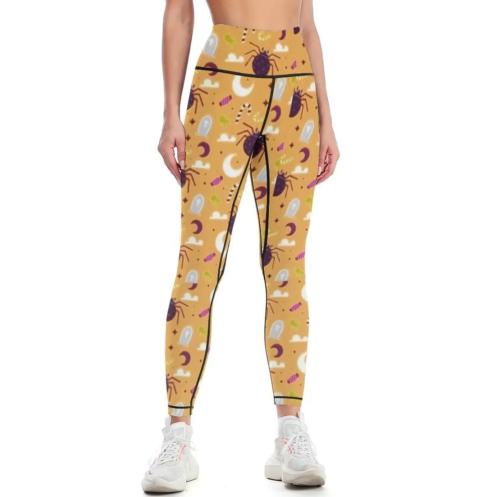 Halloween Spider Clouds Moon Pattern Leggings gym pants sporty woman push up fitness set gym gym wear Womens Leggings
Halloween Spider Clouds Moon Pattern Leggings gym pants sporty woman push up fitness set gym gym wear Womens Leggings