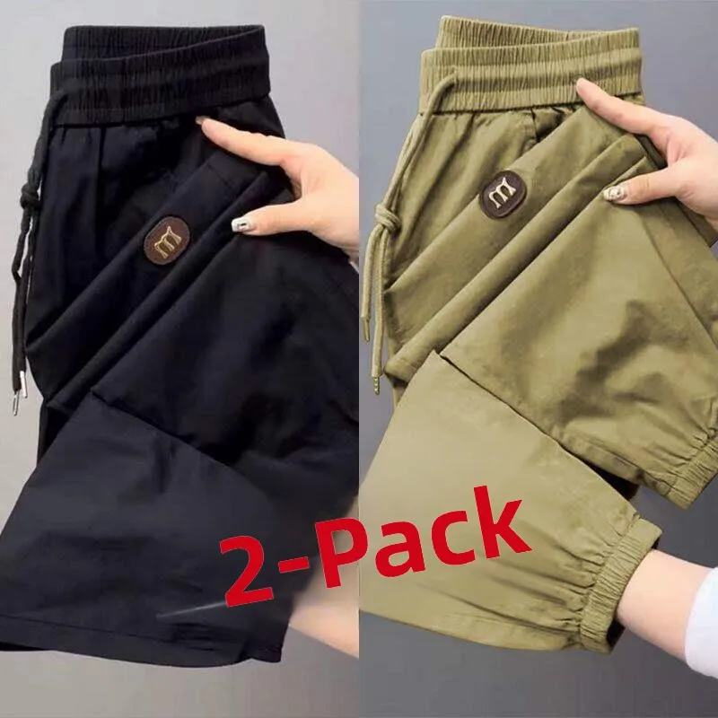 Quick Dry Ice Silk Casual Pants Men's Summer Loose Large Size Elastic Dirt Resistant Wear Resistant Labor Protection Nine Points
Quick Dry Ice Silk Casual Pants Men's Summer Loose Large Size Elastic Dirt Resistant Wear Resistant Labor Protection Nine Points