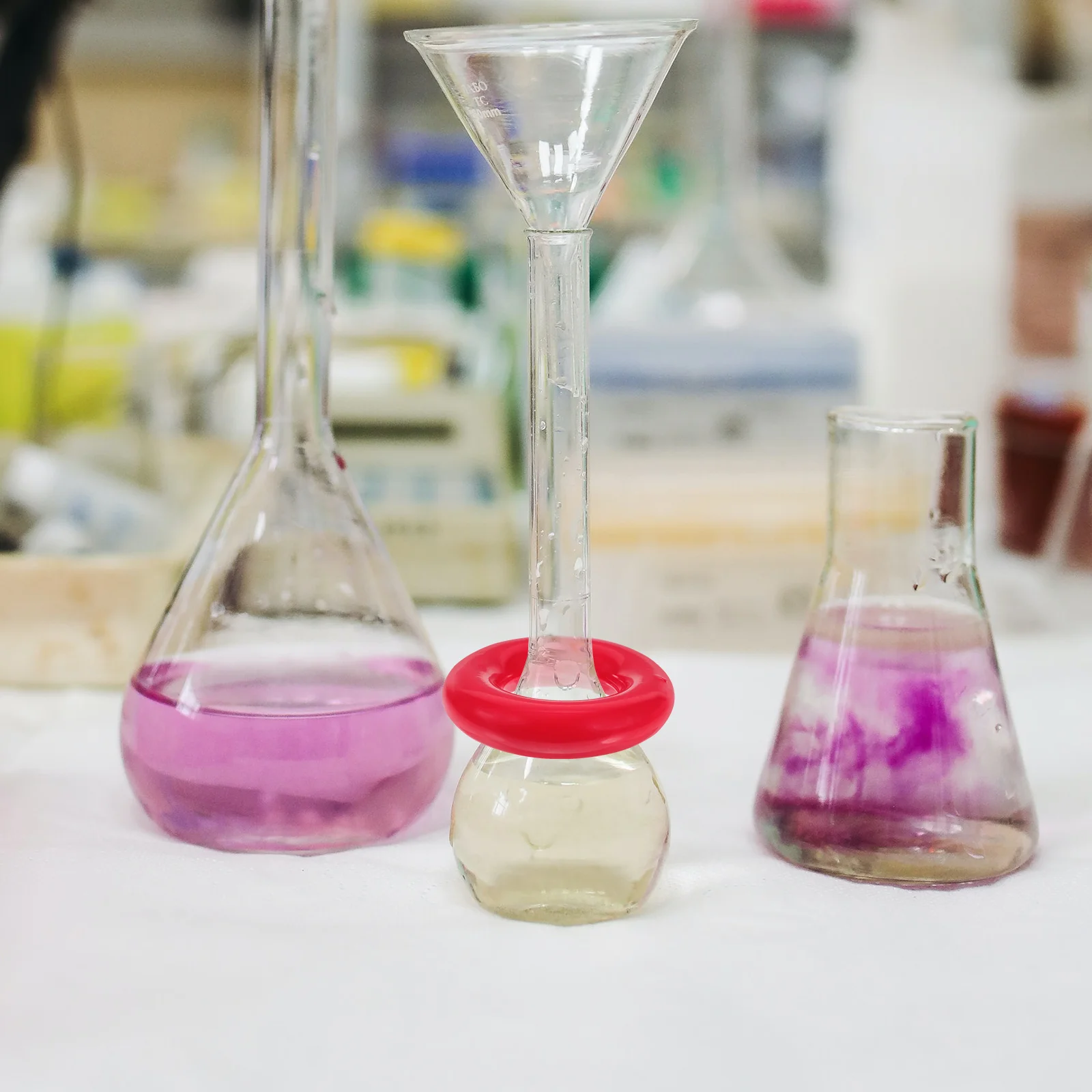 2pcs Weight Ring Thickened Flask Stabilizing Donut Erlenmeyer Scale Ring Lab Accessories Experiment Flasks Storage Portable
2pcs Weight Ring Thickened Flask Stabilizing Donut Erlenmeyer Scale Ring Lab Accessories Experiment Flasks Storage Portable