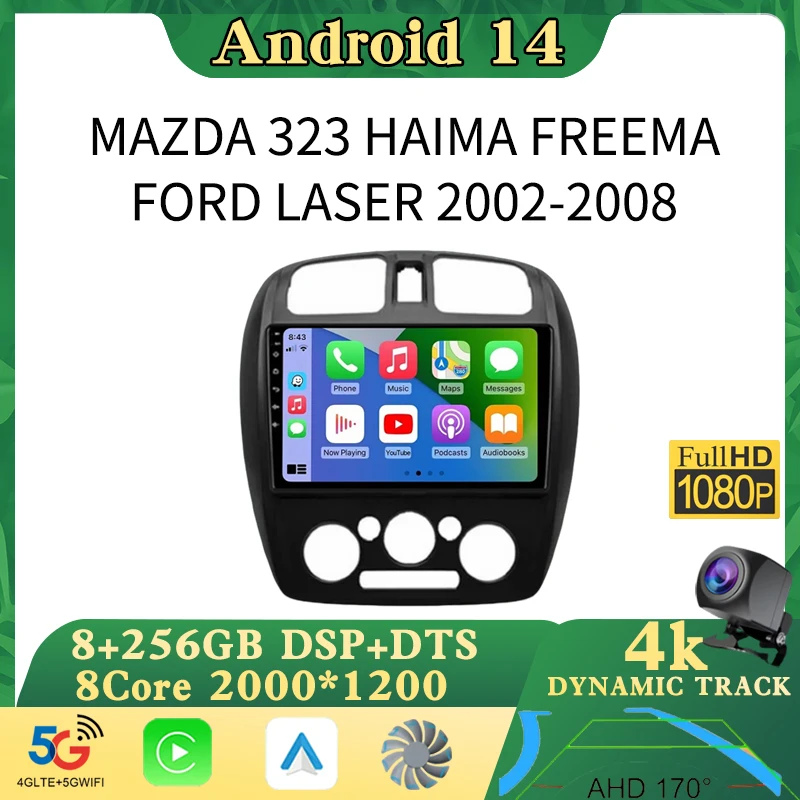 Multimedia Player For MAZDA 323 HAIMA FREEMA FORD LASER 2002-2008 GPS Navigation Android Auto Carplay RadioStereo 2DIN Bt Screen
Multimedia Player For MAZDA 323 HAIMA FREEMA FORD LASER 2002-2008 GPS Navigation Android Auto Carplay RadioStereo 2DIN Bt Screen