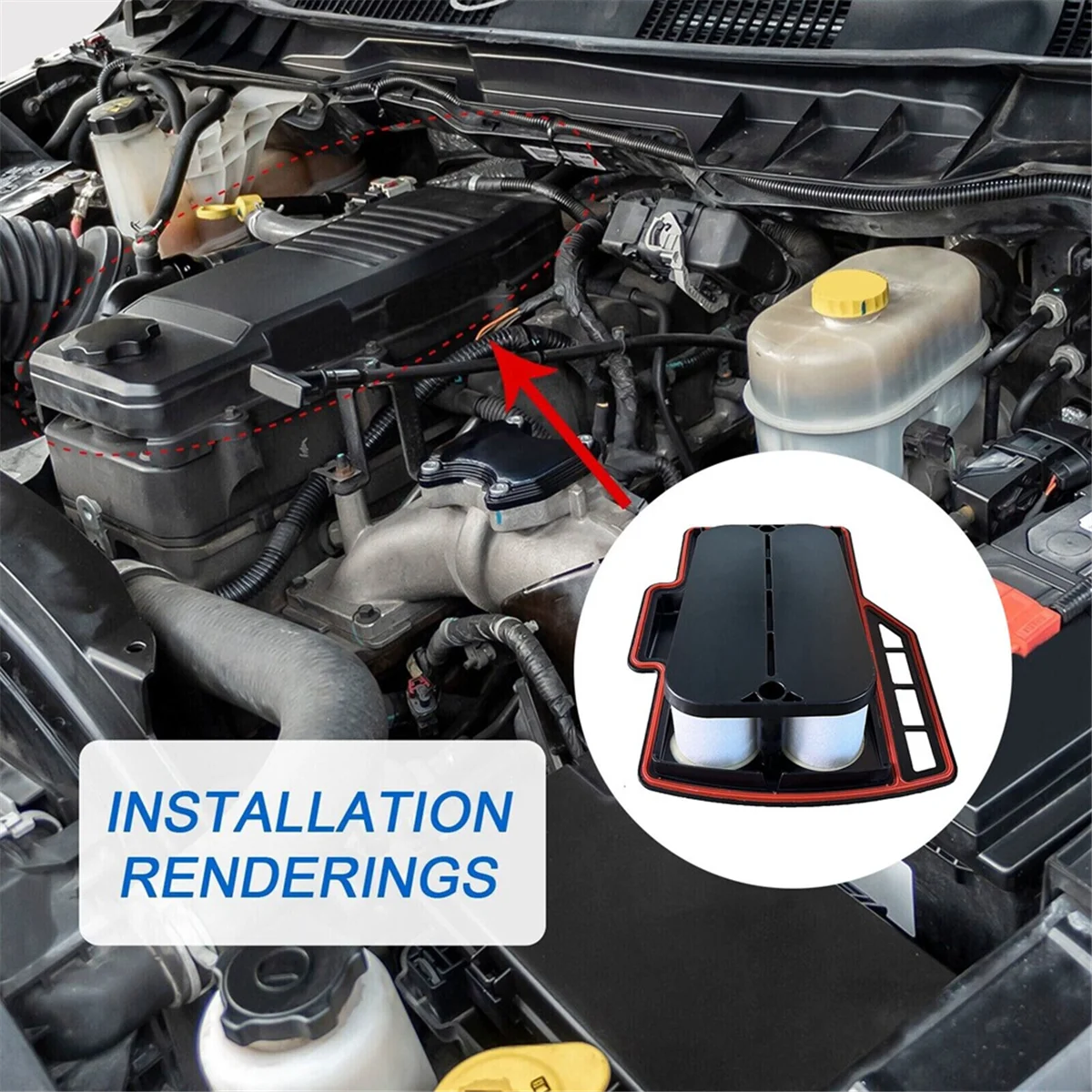 Car Engine Breather Elements Crankcase Ventilation Filter for Cummins ISX Kenworth Peterbilt 904-7904 3685528 CV50617
Car Engine Breather Elements Crankcase Ventilation Filter for Cummins ISX Kenworth Peterbilt 904-7904 3685528 CV50617
