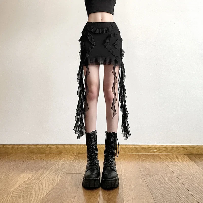 Autumn New Solid Irregular Women All-match High Street Fashionable Personalized Tight Sexy Hot Cool Tassel Pencil Skirt
Autumn New Solid Irregular Women All-match High Street Fashionable Personalized Tight Sexy Hot Cool Tassel Pencil Skirt