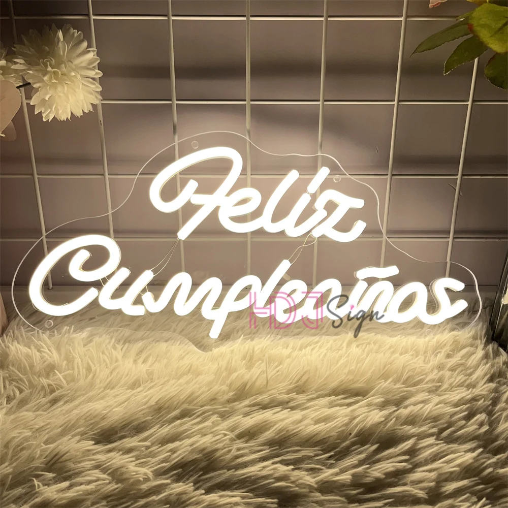 Неоновые светодиодные вывески с днем рождения Jeliz Cumpleanas, испанские неоновые огни, USB вечерние комнаты, настенный художественный декор, украшение на день рождения, светодиодные вывески
Неоновые светодиодные вывески с днем рождения Jeliz Cumpleanas, испанские неоновые огни, USB вечерние комнаты, настенный художественный декор, украшение на день рождения, светодиодные вывески