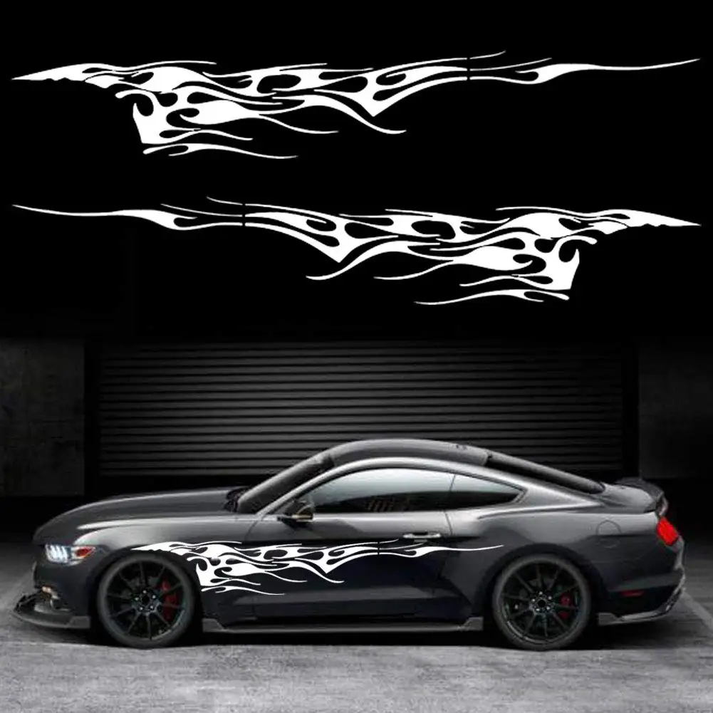 2pcs 103Inch Universal White Flame Decal Strip For Car Truck SUV Side Body Racing Style Self-Adhesive Graphic
2pcs 103Inch Universal White Flame Decal Strip For Car Truck SUV Side Body Racing Style Self-Adhesive Graphic