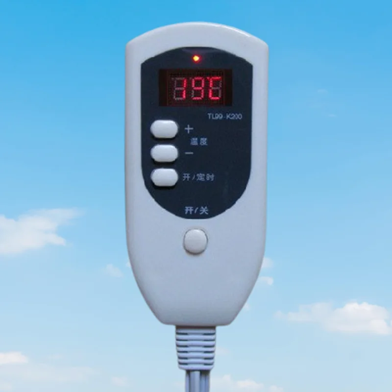 Electric blanket switch / electric blanket controller / digital display temperature controller / thermostat / with time control
Electric blanket switch / electric blanket controller / digital display temperature controller / thermostat / with time control
