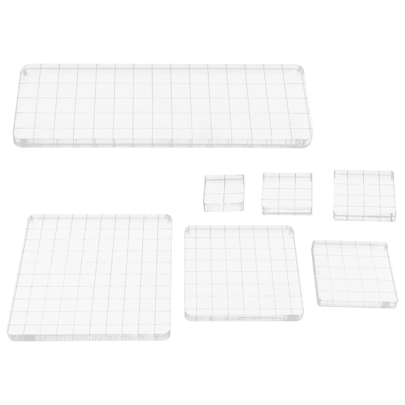 7pcs Stamps Clear Block Clear Board for Card Making Crafts Storage Stamp Blocks Acrylic Stamp Block Acrylic Tools
7pcs Stamps Clear Block Clear Board for Card Making Crafts Storage Stamp Blocks Acrylic Stamp Block Acrylic Tools