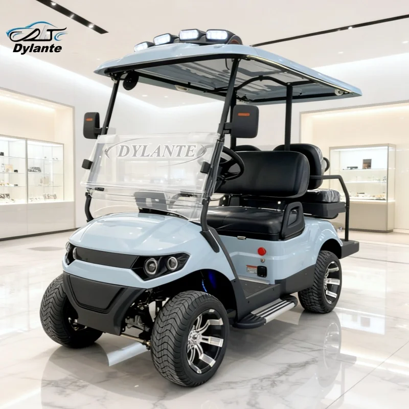 Высокопроизводительная электрическая тележка для гольфа с солнечными панелями, подходящая для курсов в гольф, оснащенных складным сиденьем со светодиодной лентой
Высокопроизводительная электрическая тележка для гольфа с солнечными панелями, подходящая для курсов в гольф, оснащенных складным сиденьем со светодиодной лентой