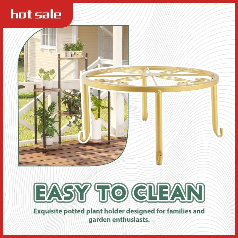 Floor Iron Pot Plant Stand Flower Shelf Holder Garden Shelves Garden Plant Balcony Round Rack Home Decor
Floor Iron Pot Plant Stand Flower Shelf Holder Garden Shelves Garden Plant Balcony Round Rack Home Decor