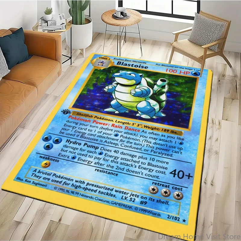 Japanese Anime Retro Pokemon Card Pattern Carpets Bedroom Play Mats Rug Liveroom Home Decor Carpet Crawling Mat Play Area Rug
Japanese Anime Retro Pokemon Card Pattern Carpets Bedroom Play Mats Rug Liveroom Home Decor Carpet Crawling Mat Play Area Rug