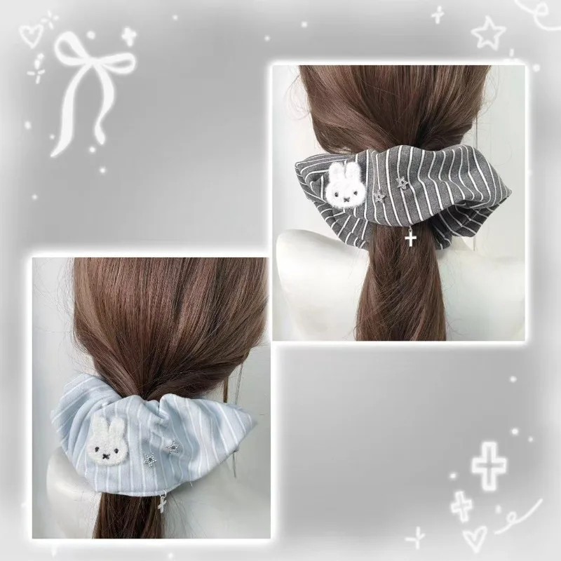 New Kawaii Miffy Striped Headband Miffy Rabbit Fabric Headband Temperament Star Retro Headband Hair Accessory
New Kawaii Miffy Striped Headband Miffy Rabbit Fabric Headband Temperament Star Retro Headband Hair Accessory