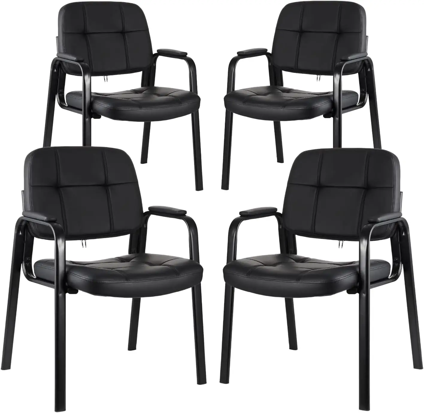 Office Reception Guest Chair With Bonded Leather Padded Arm Rest Ergonomic Guest Chair For Waiting Room Conference Desk Bla 4
Office Reception Guest Chair With Bonded Leather Padded Arm Rest Ergonomic Guest Chair For Waiting Room Conference Desk Bla 4