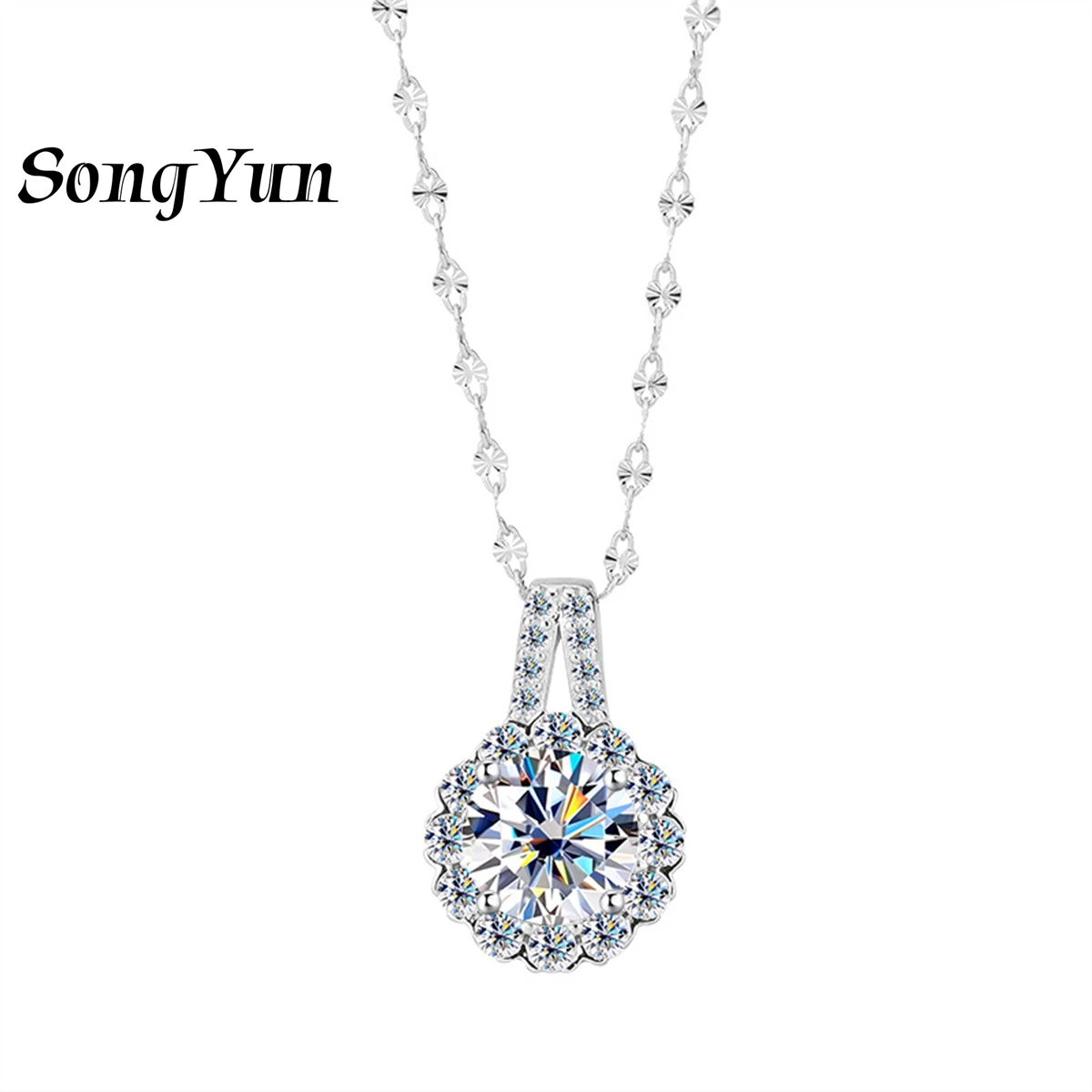 SONGYUN Brand Jewelry 925 Sterling Silver Necklace Moissanite Diamond Initial Casual for Her 18K Gold Plated SYT Patent Pendant
SONGYUN Brand Jewelry 925 Sterling Silver Necklace Moissanite Diamond Initial Casual for Her 18K Gold Plated SYT Patent Pendant