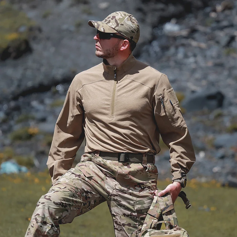 Emersongear Blue Label Disguise Long Sleeve Outdoor Hiking Camping Shirt Men's Breathable Quick Dry Tactical T-shirt EMB9752
Emersongear Blue Label Disguise Long Sleeve Outdoor Hiking Camping Shirt Men's Breathable Quick Dry Tactical T-shirt EMB9752