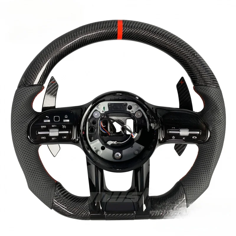 Для Mercedes-Benz W167/W205/W213 GT 63/Class/G-Class/GLA 2018-2023 изготовленное на заказ рулевое колесо из натурального углеродного волокна
Для Mercedes-Benz W167/W205/W213 GT 63/Class/G-Class/GLA 2018-2023 изготовленное на заказ рулевое колесо из натурального углеродного волокна