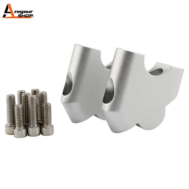 Areyourshop Silver Handlebar Mount Risers Clamp Fit for BMW S1000XR S 1000 XR 2020 2021 Motorcycle Parts
Areyourshop Silver Handlebar Mount Risers Clamp Fit for BMW S1000XR S 1000 XR 2020 2021 Motorcycle Parts