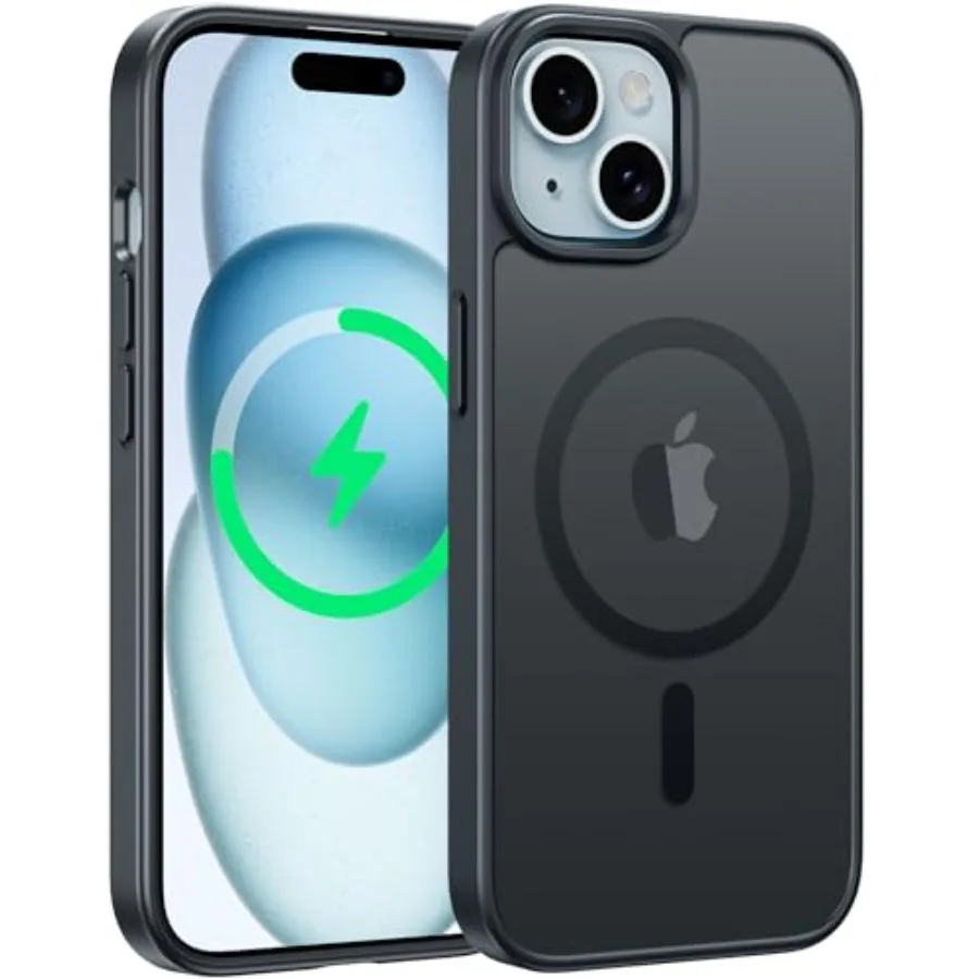for iPhone 15 Case: for iPhone 14 iPhone 13 Case Magnetic Frosted Translucent Slim Shockproof Cell Phone Cover Military Grade P
for iPhone 15 Case: for iPhone 14 iPhone 13 Case Magnetic Frosted Translucent Slim Shockproof Cell Phone Cover Military Grade P