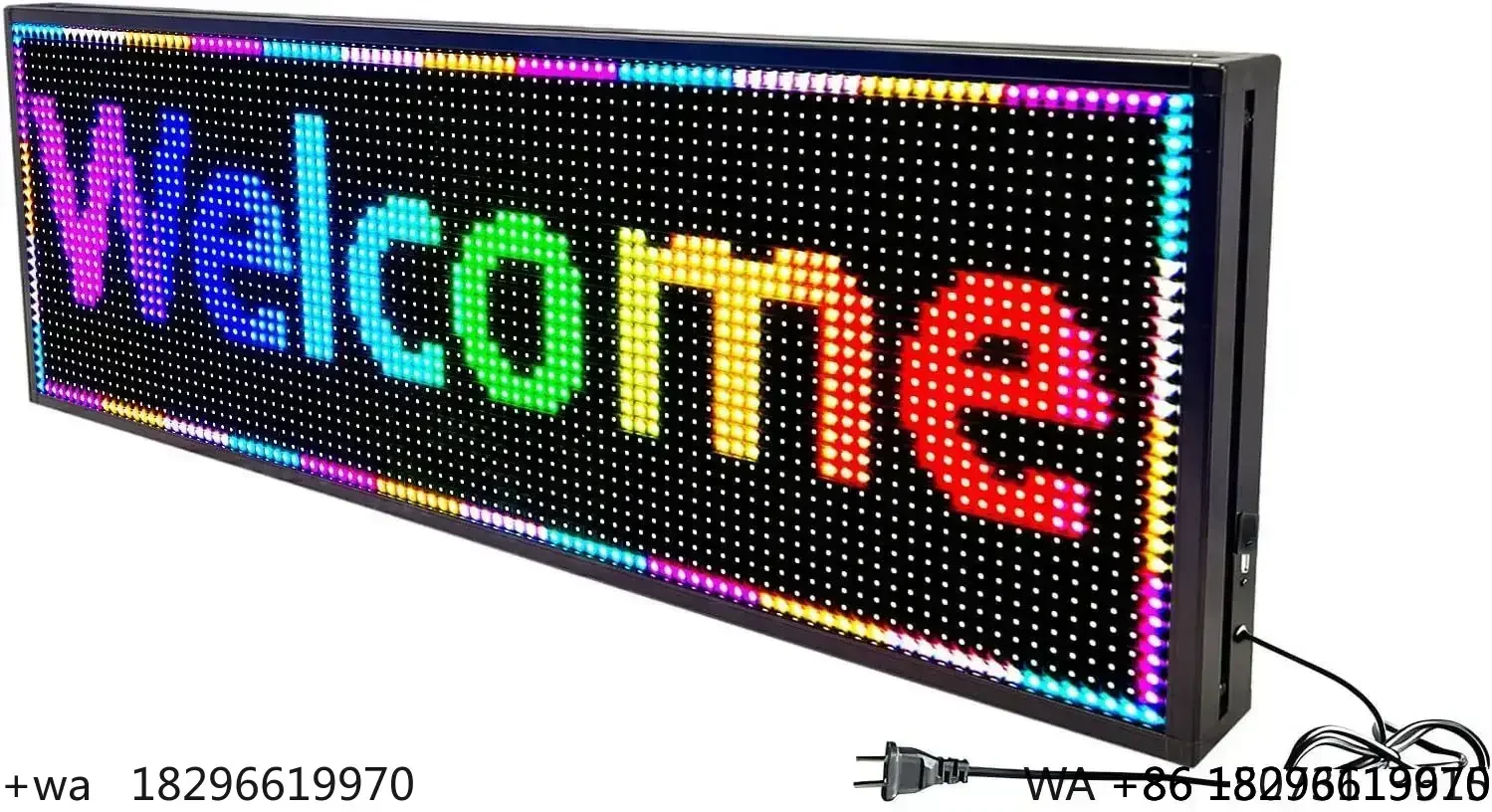 Indoor Outdoor P10 Full Color LED Screen Scrolling Text Display for Retail Entrances SDK Supported
Indoor Outdoor P10 Full Color LED Screen Scrolling Text Display for Retail Entrances SDK Supported