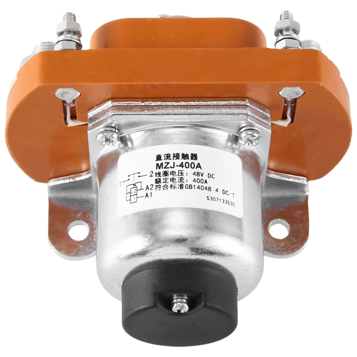 #397B 48V 400A Contactor Solenoid MZJ-400A for Heavy Duty Golf Cart (ABS+metal)
#397B 48V 400A Contactor Solenoid MZJ-400A for Heavy Duty Golf Cart (ABS+metal)