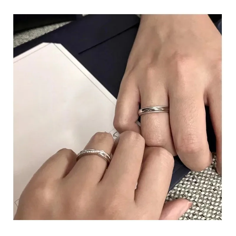 Couple Ring Proposal Engagement Simulation Diamond Ring Fashion Niche Simple Design Mozzarella Diamond Ring Birthday Gift
Couple Ring Proposal Engagement Simulation Diamond Ring Fashion Niche Simple Design Mozzarella Diamond Ring Birthday Gift