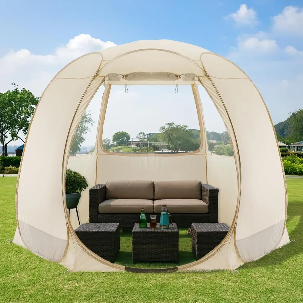Pop Screen House Tent, UPF 50 and Windproof Dome Outdoor Canopy Tent with Roll Zipped Door Privacy Gazebo, Sun Shelter Co
Pop Screen House Tent, UPF 50 and Windproof Dome Outdoor Canopy Tent with Roll Zipped Door Privacy Gazebo, Sun Shelter Co