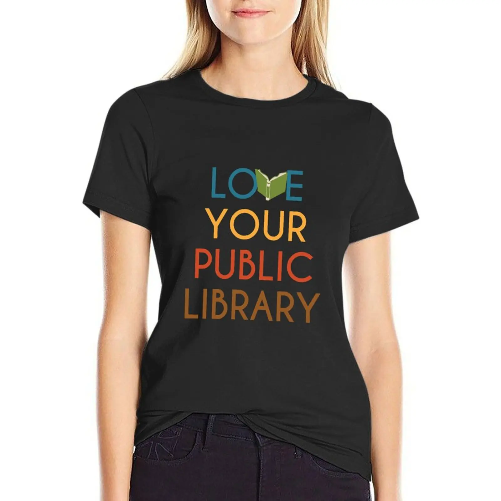 Love Your Public Library T-Shirt shirts graphic tees Female clothing korean fashion plain t shirts for Women
Love Your Public Library T-Shirt shirts graphic tees Female clothing korean fashion plain t shirts for Women