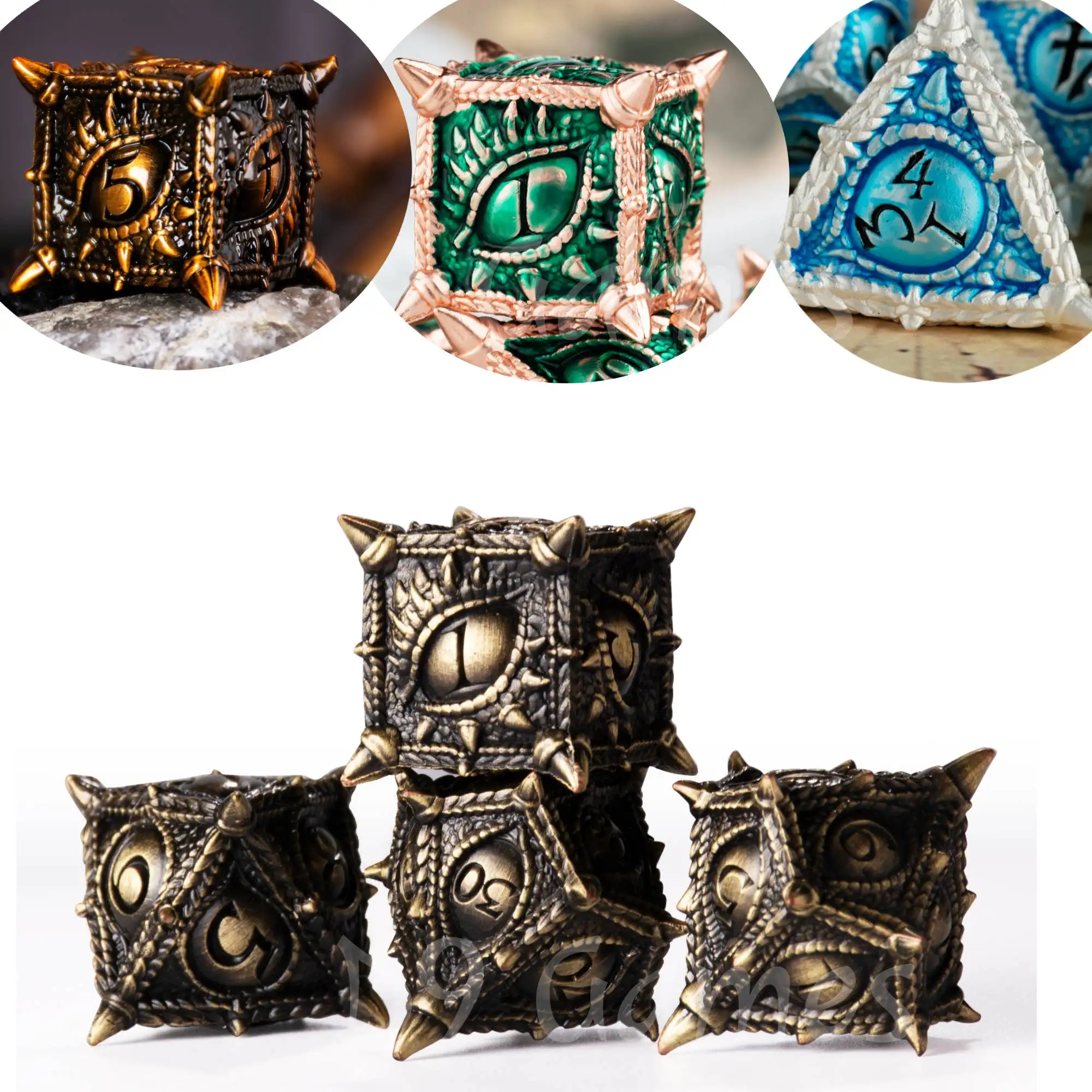 7PCS Metal Dragon Dices DND Dice sets Polyhedral D&D Dice For RPG Players Dice Collectors Metal Digital Dice Set table games
7PCS Metal Dragon Dices DND Dice sets Polyhedral D&D Dice For RPG Players Dice Collectors Metal Digital Dice Set table games