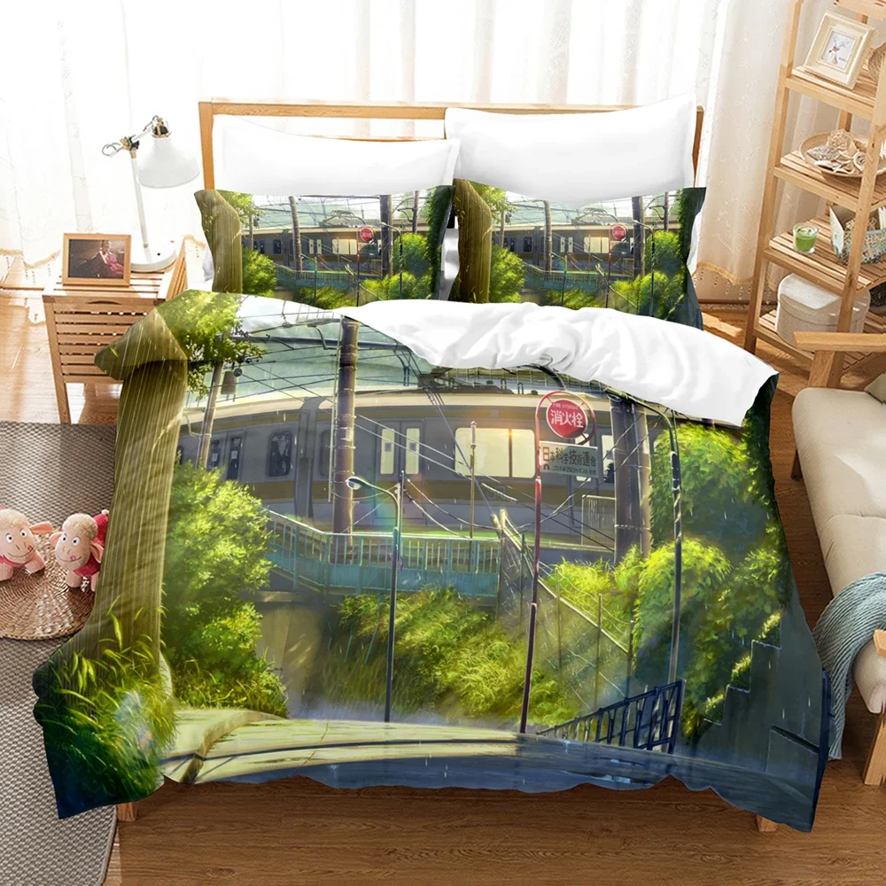 3D Print Japan Movie The Garden of Words Bedding Sets Duvet Cover Set With Pillowcase Twin Full Queen King Bedclothes Bed Linen
3D Print Japan Movie The Garden of Words Bedding Sets Duvet Cover Set With Pillowcase Twin Full Queen King Bedclothes Bed Linen
