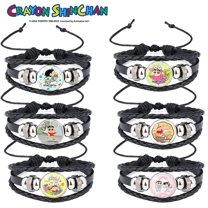 Crayon Shin-chan Bracelet Man Woman CUTE Bracelet Anime Cartoon Character Chain Bracelets Kawaii Accessories Decorations Gift
Crayon Shin-chan Bracelet Man Woman CUTE Bracelet Anime Cartoon Character Chain Bracelets Kawaii Accessories Decorations Gift