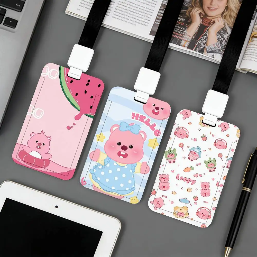 Cute Cartoon L-LOOPY Card Holder Applicable To ID Cards Bank Cards Public Transport Cards And Work Card
Cute Cartoon L-LOOPY Card Holder Applicable To ID Cards Bank Cards Public Transport Cards And Work Card