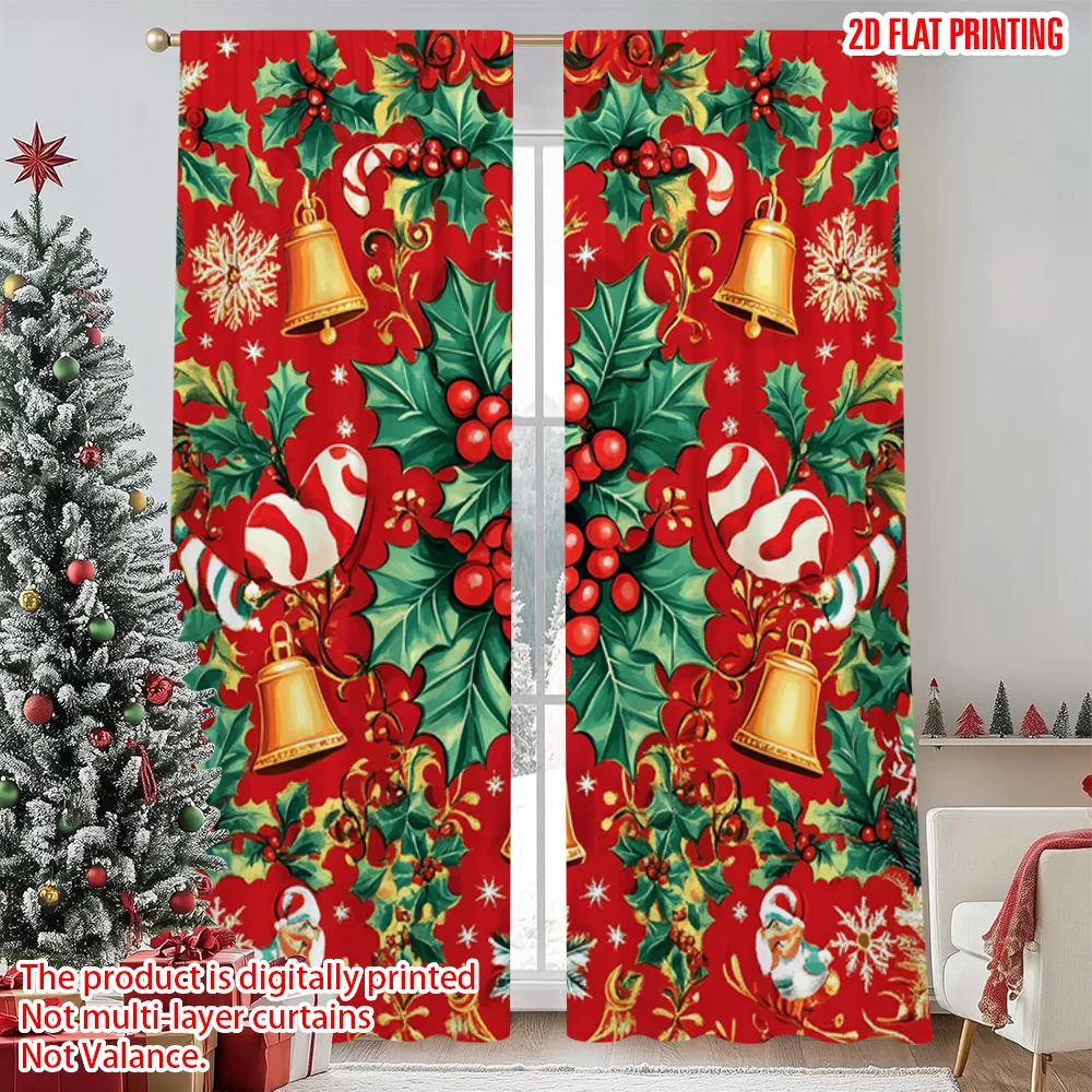 2pcs 2D flat printing Merry Christmas Popular Curtains Father Christmas 1 Versatile Durable Polyester Without Electricity Spring
2pcs 2D flat printing Merry Christmas Popular Curtains Father Christmas 1 Versatile Durable Polyester Without Electricity Spring