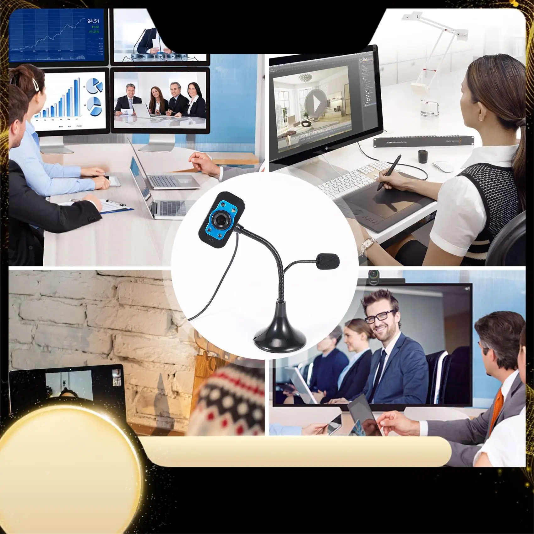 Веб-камера USB Веб-камера высокого разрешения 4-светодиодная веб-камера с микрофоном Настольный компьютер для Skype Youtube Компьютер ПК Ноутбук
Веб-камера USB Веб-камера высокого разрешения 4-светодиодная веб-камера с микрофоном Настольный компьютер для Skype Youtube Компьютер ПК Ноутбук