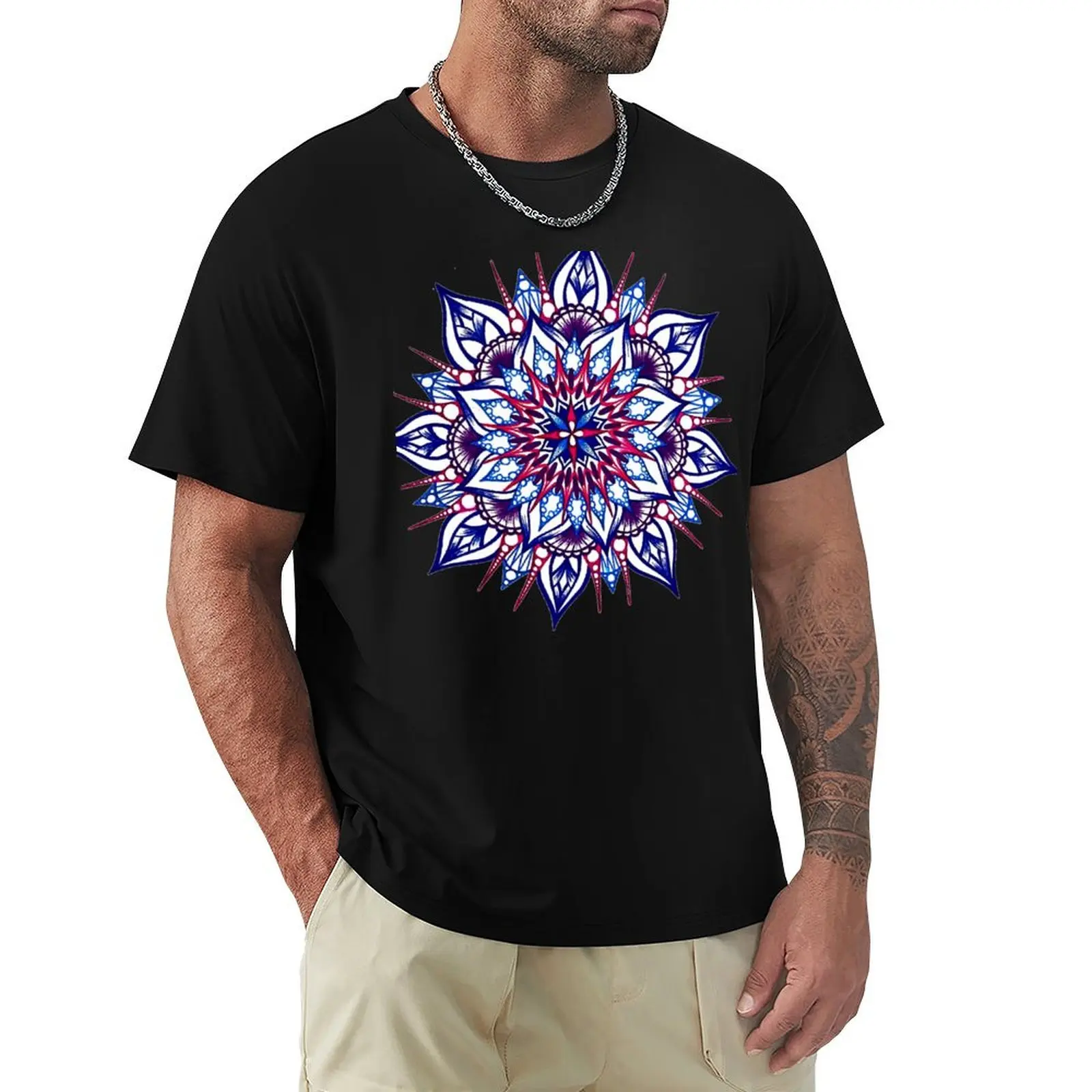 Bright Mandala T-Shirt Stretch Fabric Comfort T-Shirt
Bright Mandala T-Shirt Stretch Fabric Comfort T-Shirt