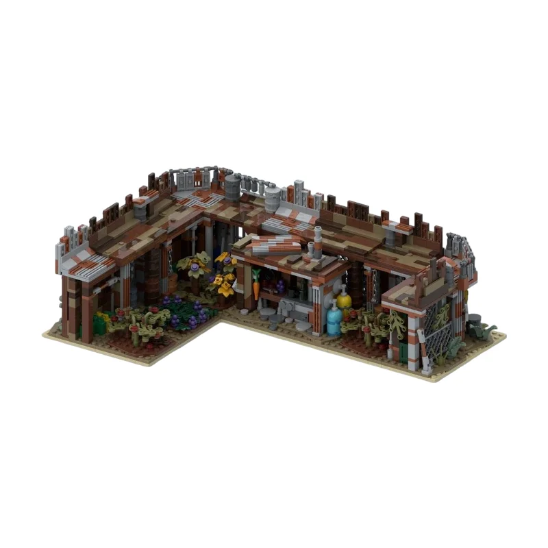 Modular Wasteland Camp MOC Bricks Barricades Water Supply Watchtower Basic Low Walls DIY Assembly for Post-apocalyptic Scene
Modular Wasteland Camp MOC Bricks Barricades Water Supply Watchtower Basic Low Walls DIY Assembly for Post-apocalyptic Scene