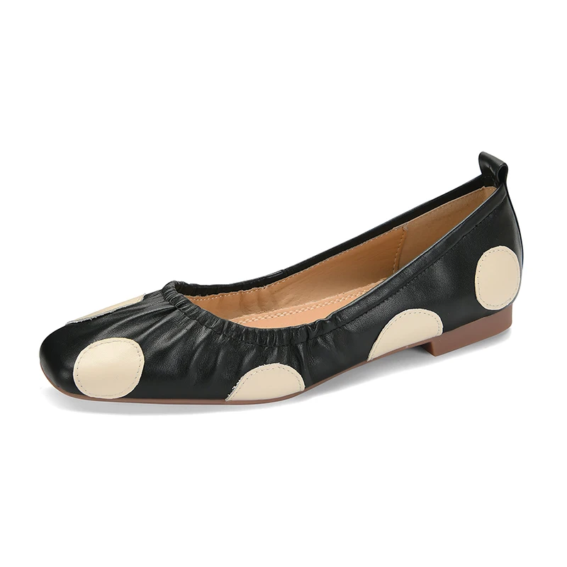 Womens Pleated Flats Genuine Leather Shoes French Style Spring Simple Shoes Square Toe Autumn Retro Soft Shoes
Womens Pleated Flats Genuine Leather Shoes French Style Spring Simple Shoes Square Toe Autumn Retro Soft Shoes