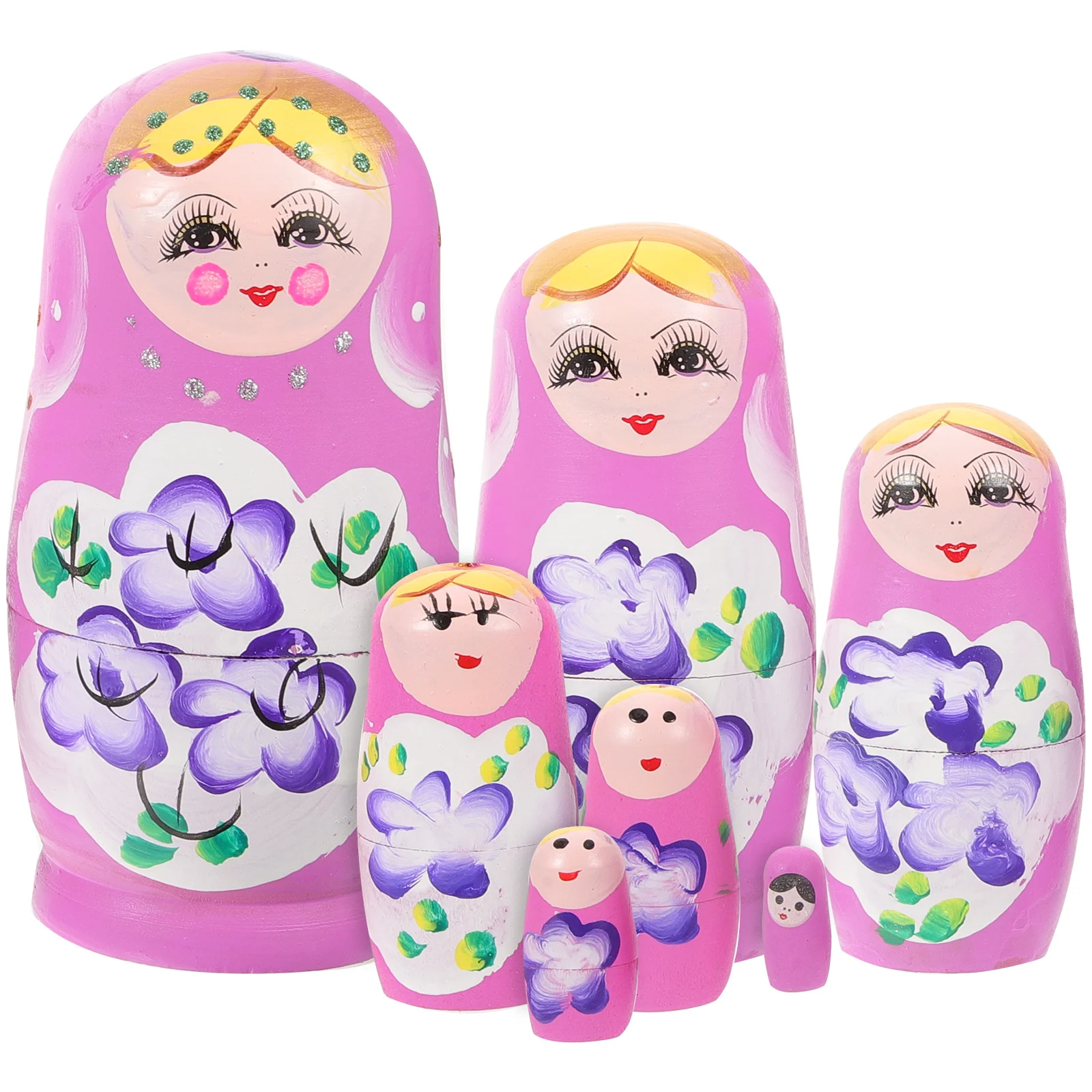 7 Layer Matryoshka Children Ornament Kids Toys Suite Russian Nesting Dolls for Kits Wood Making Ornaments
7 Layer Matryoshka Children Ornament Kids Toys Suite Russian Nesting Dolls for Kits Wood Making Ornaments