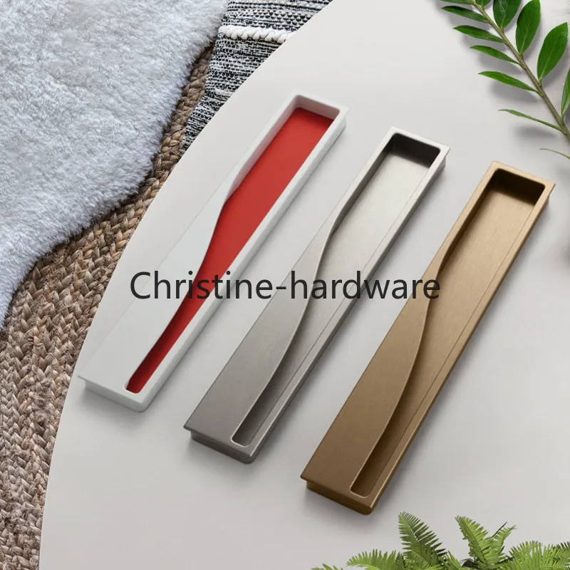 Wardrobe door high-end embedded invisible handle light luxury high-end minimalist wine cabinet modern aluminum alloy handle
Wardrobe door high-end embedded invisible handle light luxury high-end minimalist wine cabinet modern aluminum alloy handle